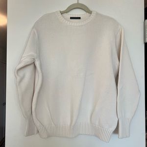 Brandy Melville knit sweater in white/cream